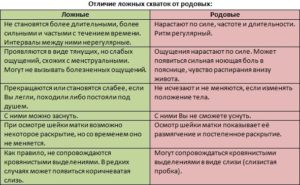 Ложные схватки за сколько до родов начинаются