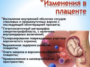 Диффузные изменения плаценты в 3 триместре что это