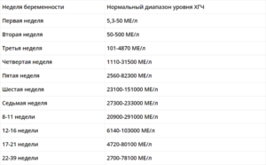 Какой хгч должен быть на 6 неделе беременности