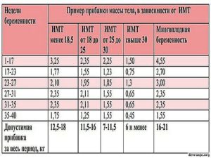 23 неделя беременности прибавка в весе