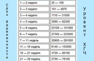Хгч при замершей беременности на ранних сроках таблица