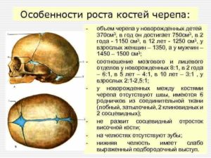 Мягкие кости черепа у новорожденных