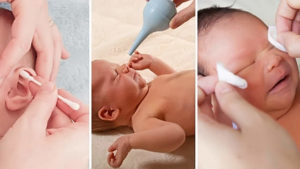 Чем чистить уши новорожденному ребенку