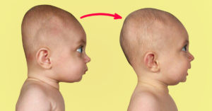 Голова у младенца большая голова