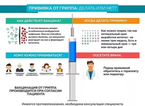 Что делать перед прививкой от гриппа