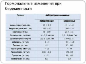 Андростендион повышен при беременности